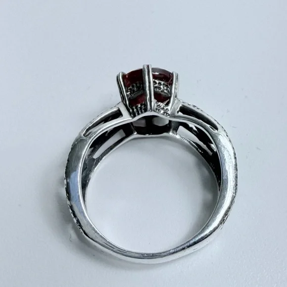 Silpada Red and Silver Ring - Picture 5 of 14